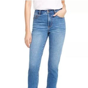 OAT High Rise Straight Crop Jeans